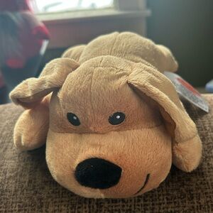 Melissa & Doug Plush Dog Toy - Tan and Black NWOT